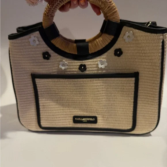 Karl Lagerfeld Paris Tess Satchel - Picture 1 of 14